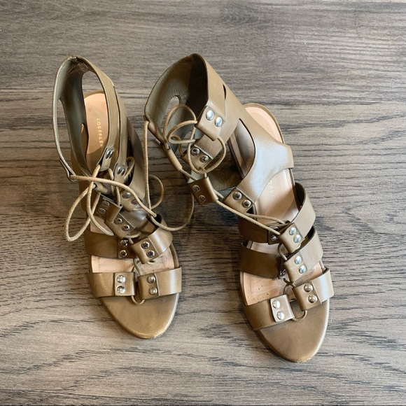 Loeffler Randall Hana Gladiator Sandals Olive 8M - Picture 2 of 10